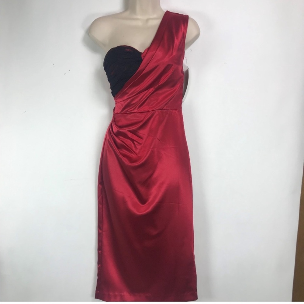 Red Stop Staring Dress